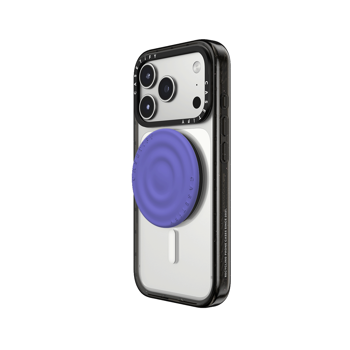 Snappy Ripple Grip Stand MagSafe Compatible - Ultraviolet Blue